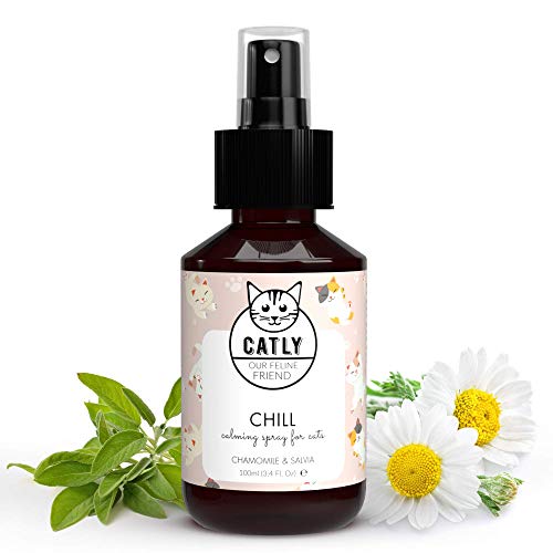 Catly Katzenminze Spray als Beruhigungsmittel für Katzen - 100ml - Natürliches...