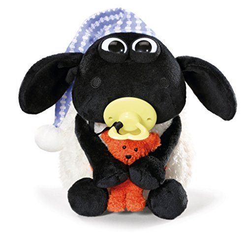 Nici 41470 Shaun The Sheep Schaf Kuscheltier Timmy mit kleinem Bär, Schnuller...