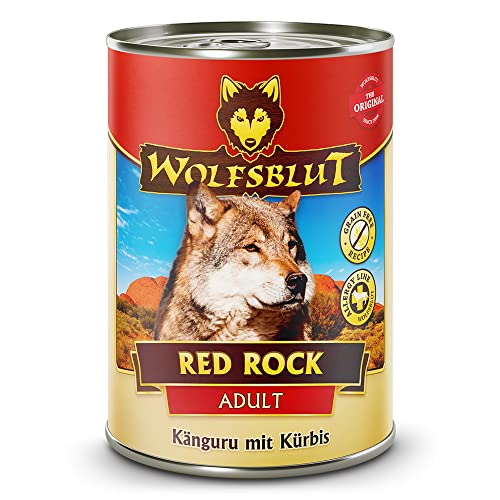 Wolfsblut - Red Rock - 6 x 395 g - Känguru - Nassfutter - Hundefutter -...